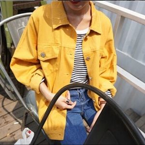 Ginger yellow canvas jacket